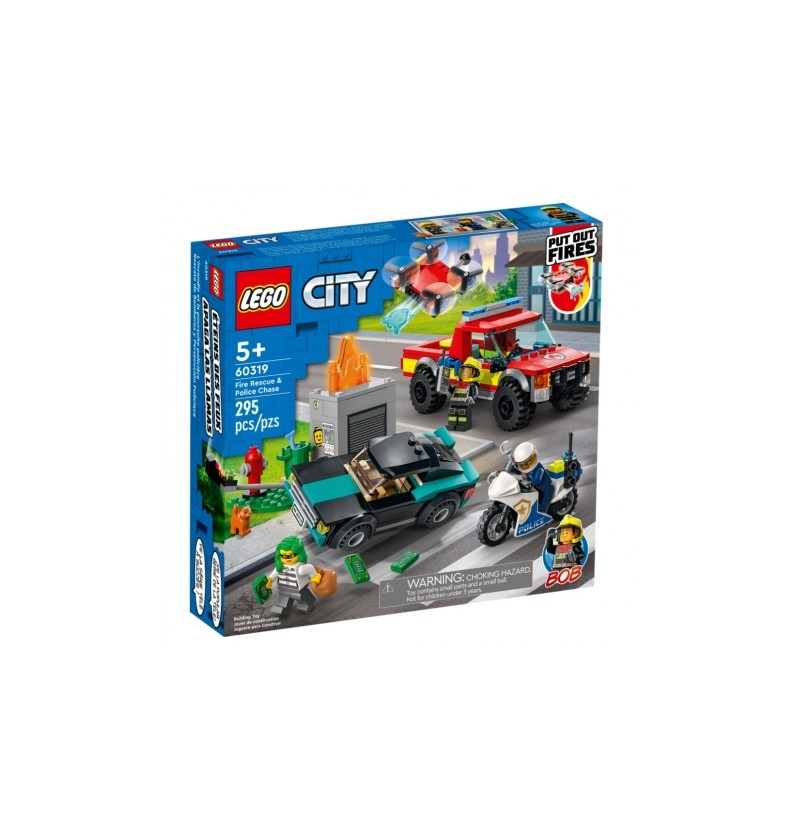 Lego City - 60319 Akcja Strażacka I Pościg