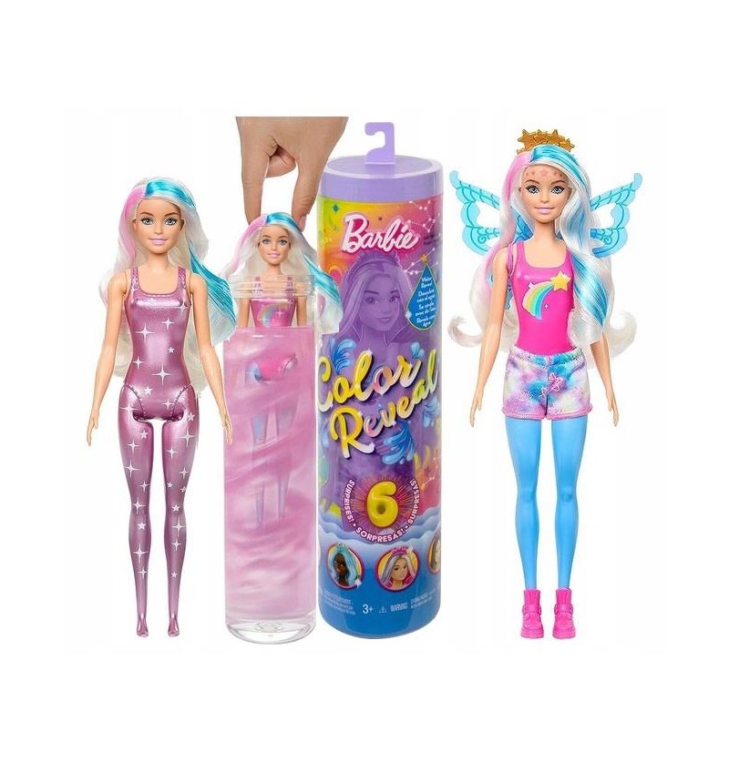 Barbie - HJX61 Lalka Galaktyczna Tęcza Tuba