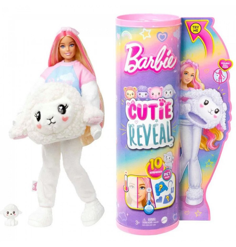 Barbie - HKR03 Słodkie Lalki Zwierzątka