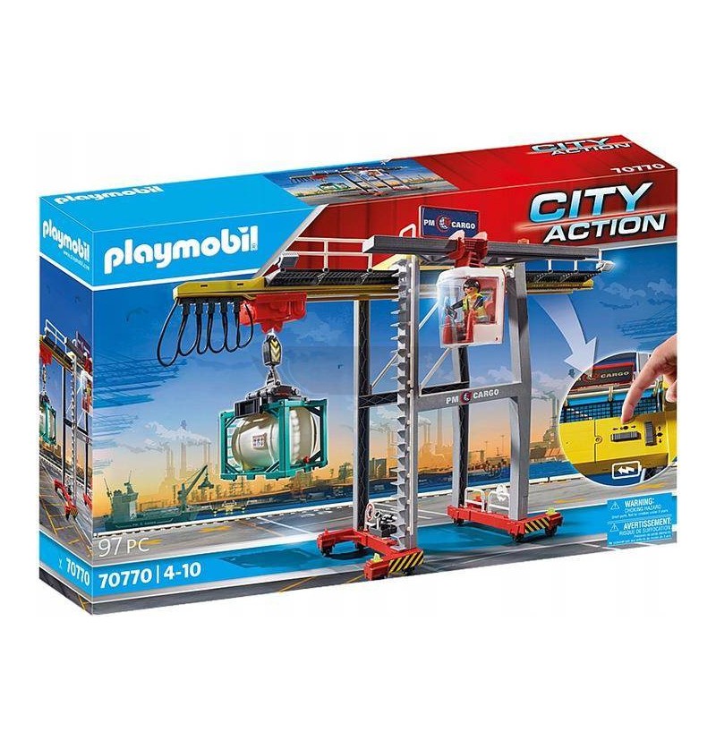 Playmobil City Action 70770 Suwnica z kontenerami