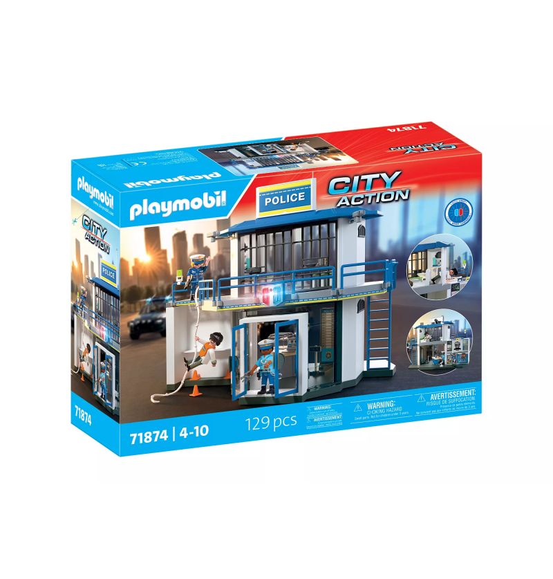 Playmobil City Action 71874 Posterunek policji z miejscem przesłuchań