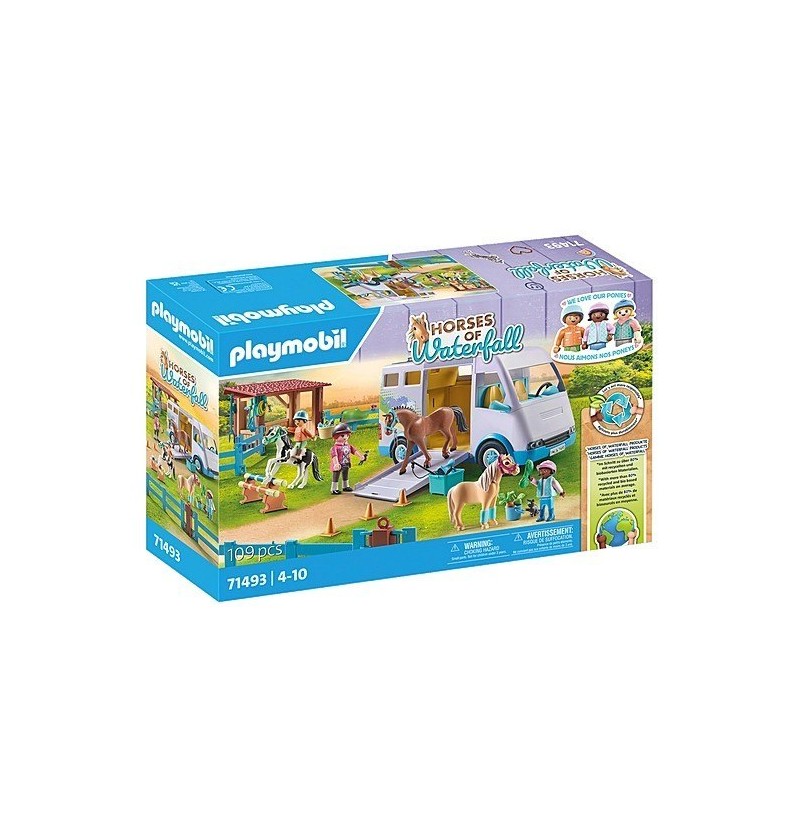 Playmobil Horses of Waterfall 71493 Mobilna nauka jazdy konnej