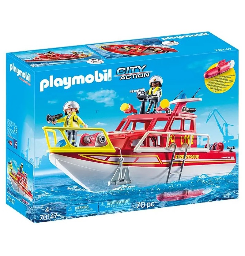Playmobil City Action 70147 Łódź ratownicza straży pożarnej