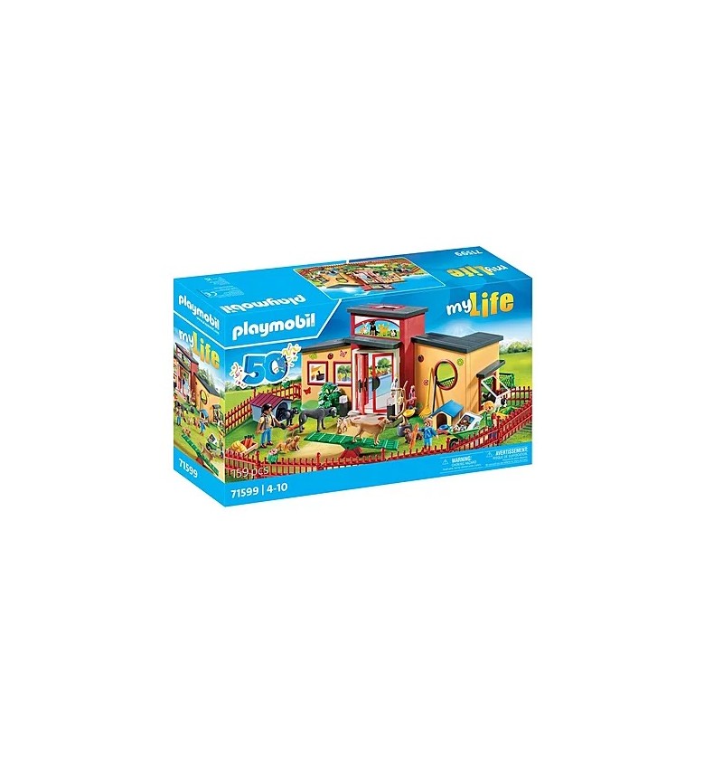 Playmobil My Life 71599 Hotel dla zwierząt "Łapka"