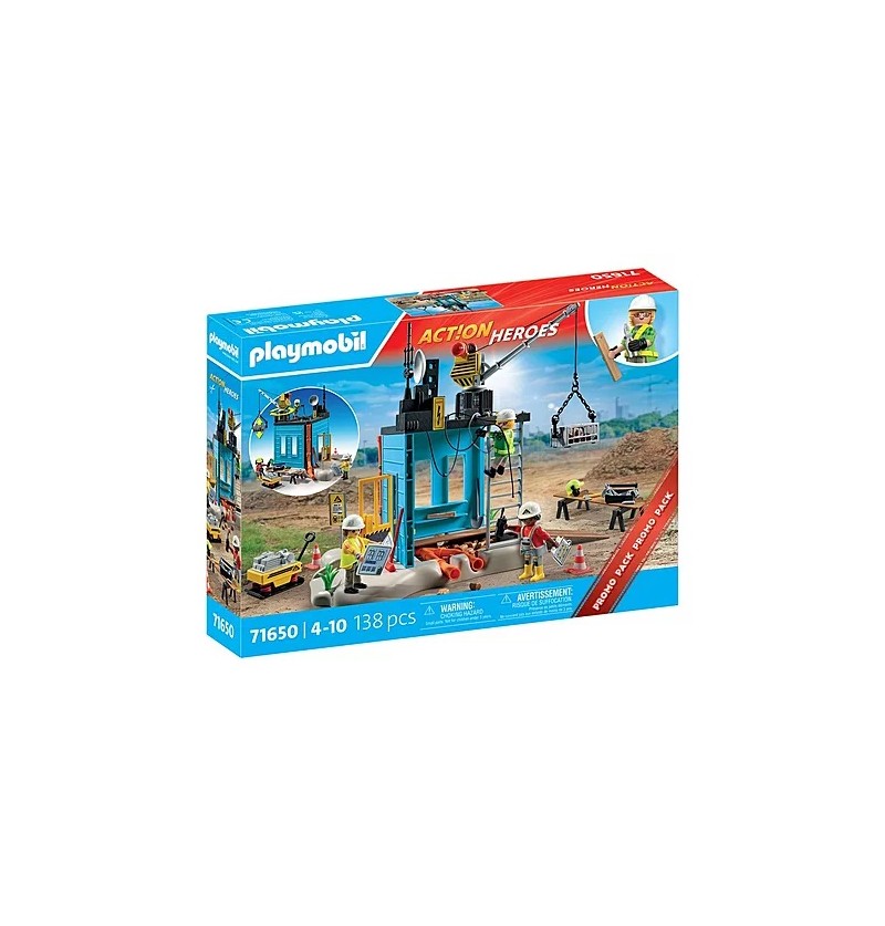 Playmobil Action Heroes 71650 Plac budowy