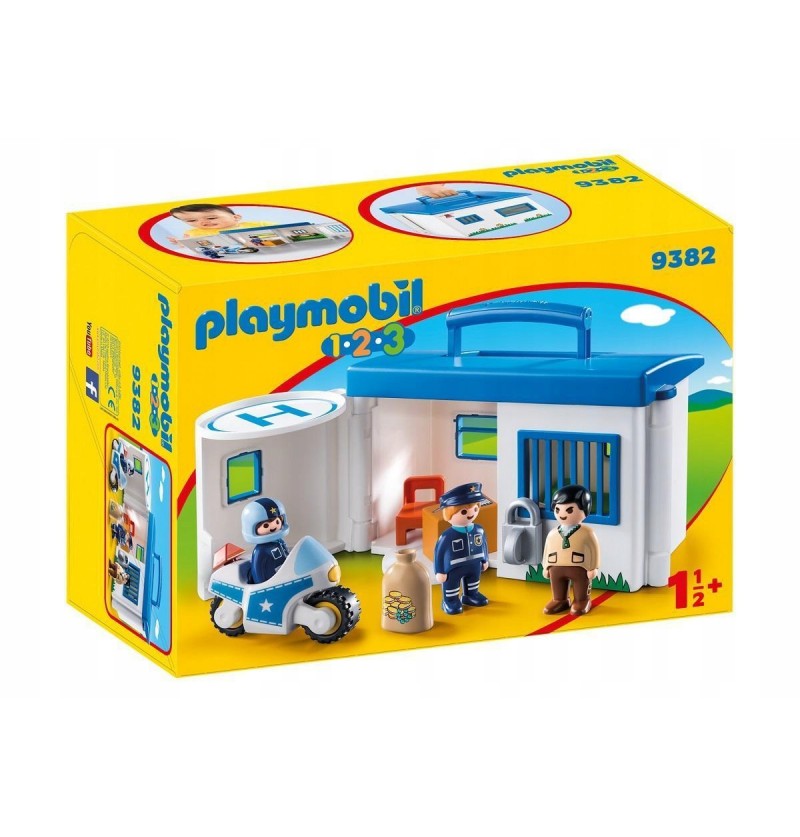 Playmobil 1.2.3 9382 Przenośny komisariat policji