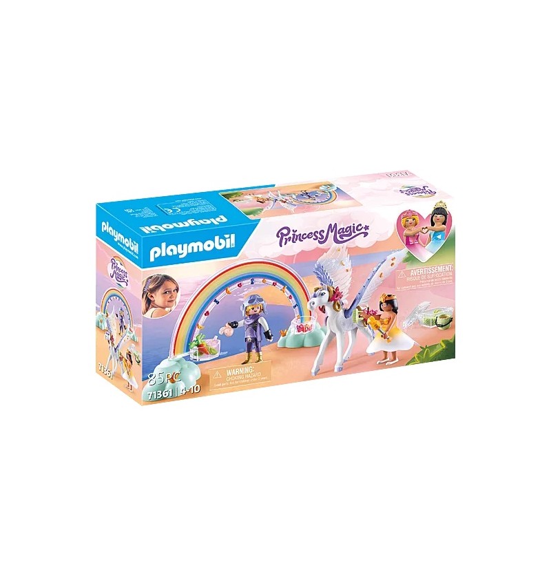 Playmobil Princess Magic 71361 Niebiański pegaz z tęczą