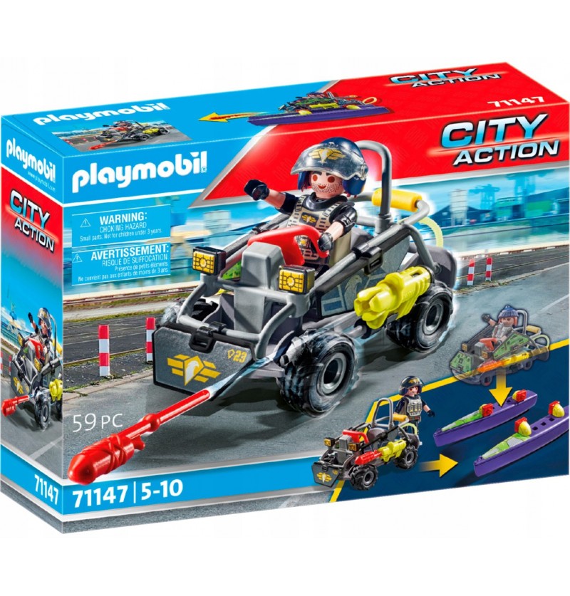 Playmobil City Action 71147 Quad terenowy jednostki specjalnej