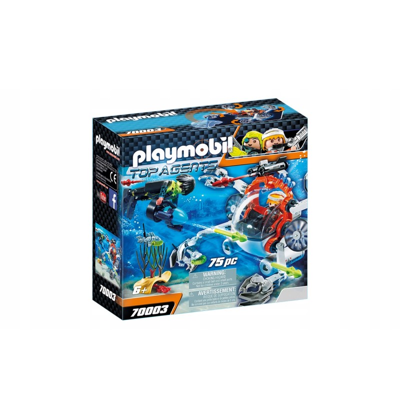Playmobil Top Agents 70003 Łódź podwodna