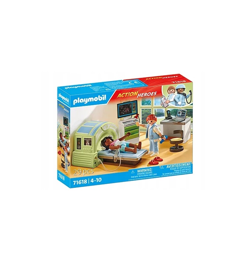Playmobil Action Heroes 71618 Pacjent podczas rezonansu magnetycznego