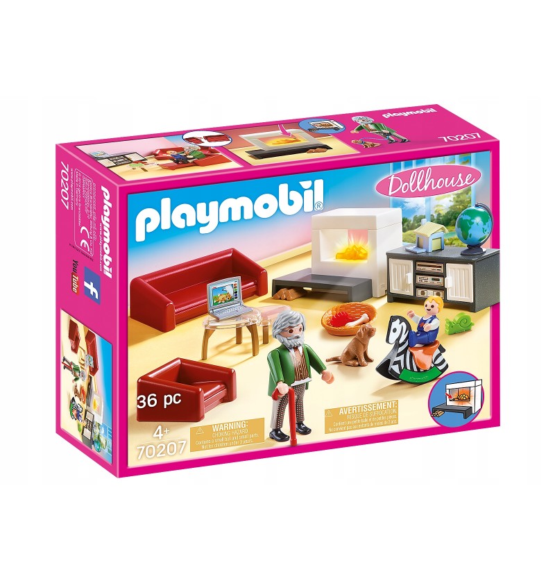 Playmobil Dollhouse 70207 Przytulny salon