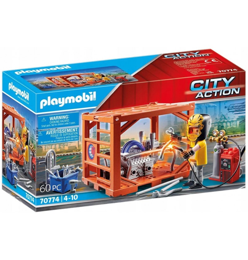 Playmobil City Action 70774 Produkcja kontenerów
