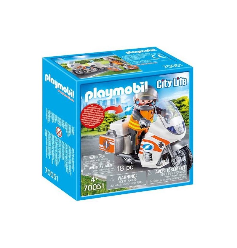 Playmobil City Life 70051 Motocykl ratowniczy