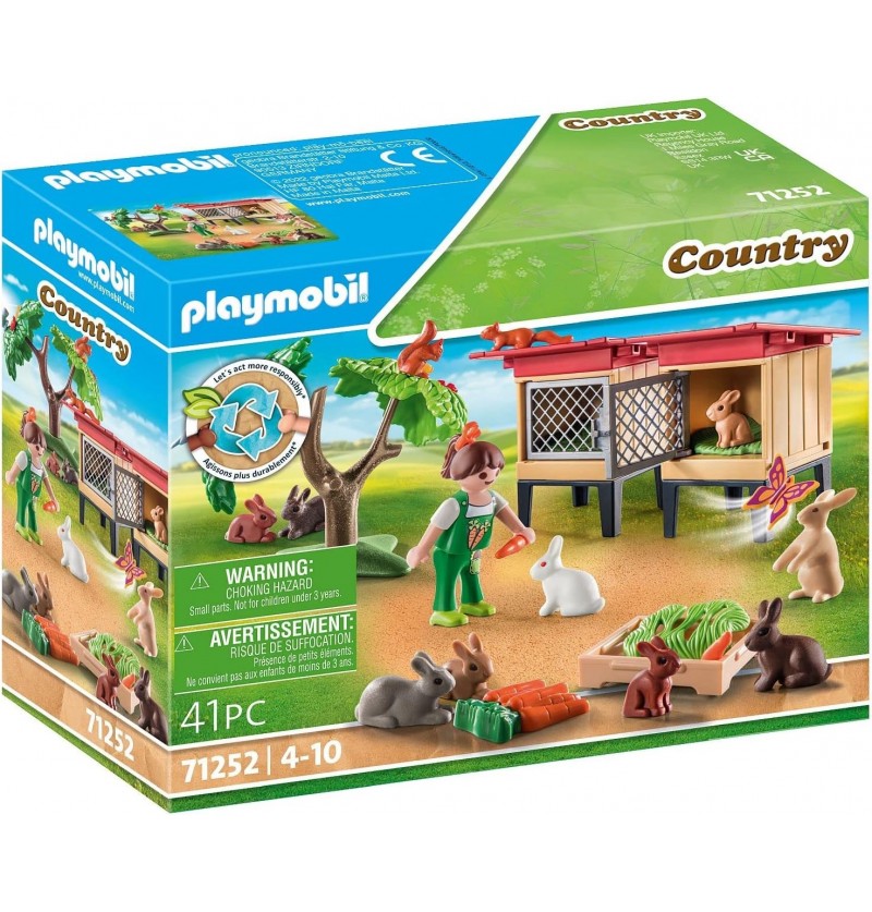 Playmobil Country 71252 Klatki z królikami