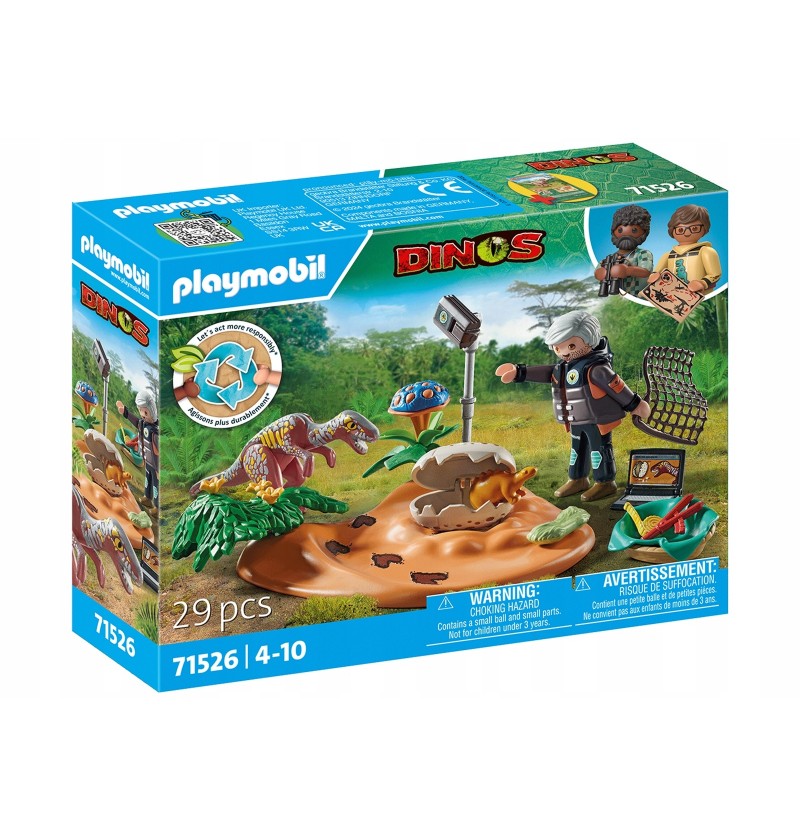 Playmobil Dinos 71526 Gniazdo Stegosaurusa i złodziej jaj