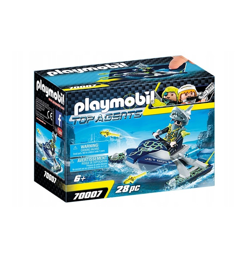 Playmobil Top Agents 70007 Ścigacz wodny