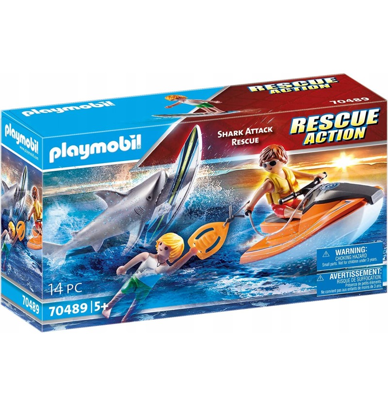 Playmobil Rescue Action 70489 Atak rekina