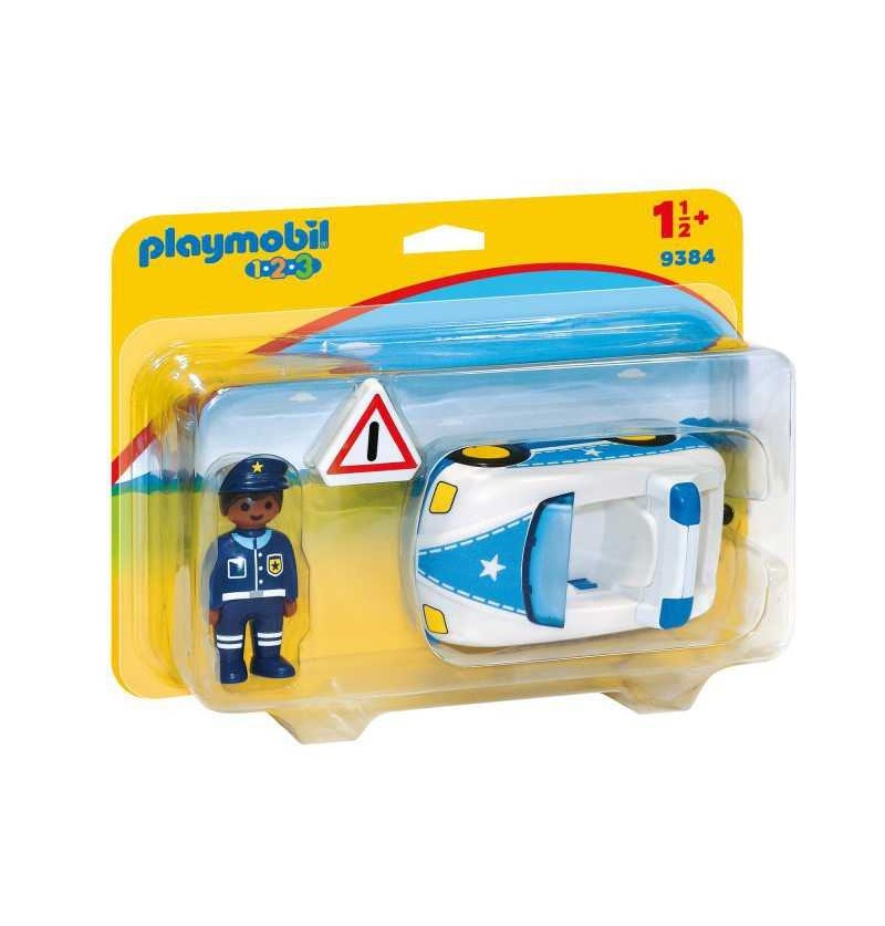 Playmobil 1.2.3 9384 Samochód policyjny
