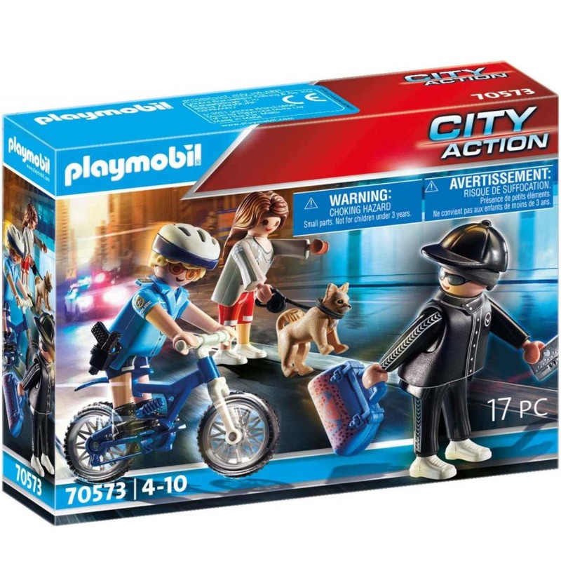 Playmobil City Action 70573 Pościg rowerem za złodziejem