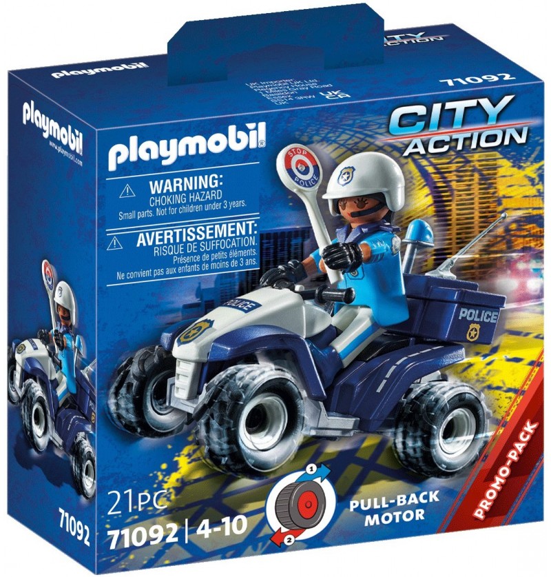 Playmobil City Action 71092 Policyjny Speed Quad