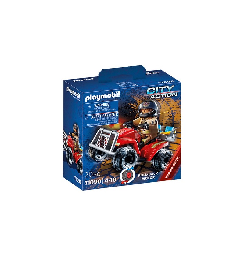 Playmobil City Action 71090 Pożarniczy Speed Quad