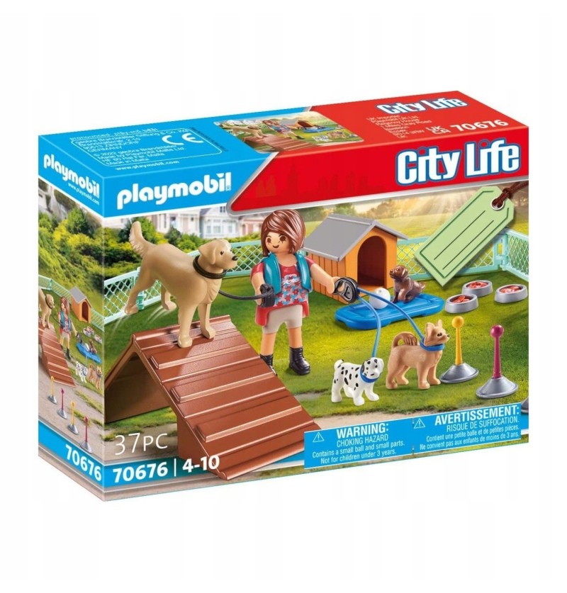 Playmobil City Life 70676 Zestaw upominkowy "Treserka psów"