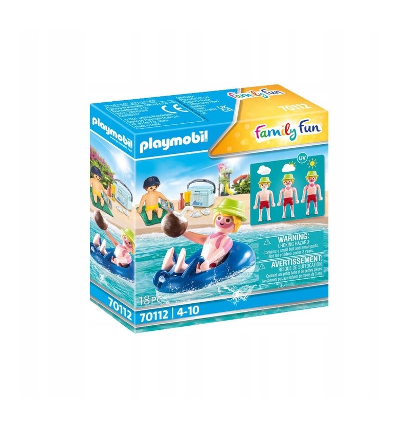 Playmobil Family Fun 70112 Chłopiec z oponą do pływania