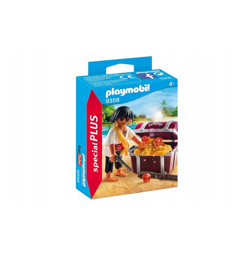 Playmobil Special Plus 9358 Pirat ze skarbem