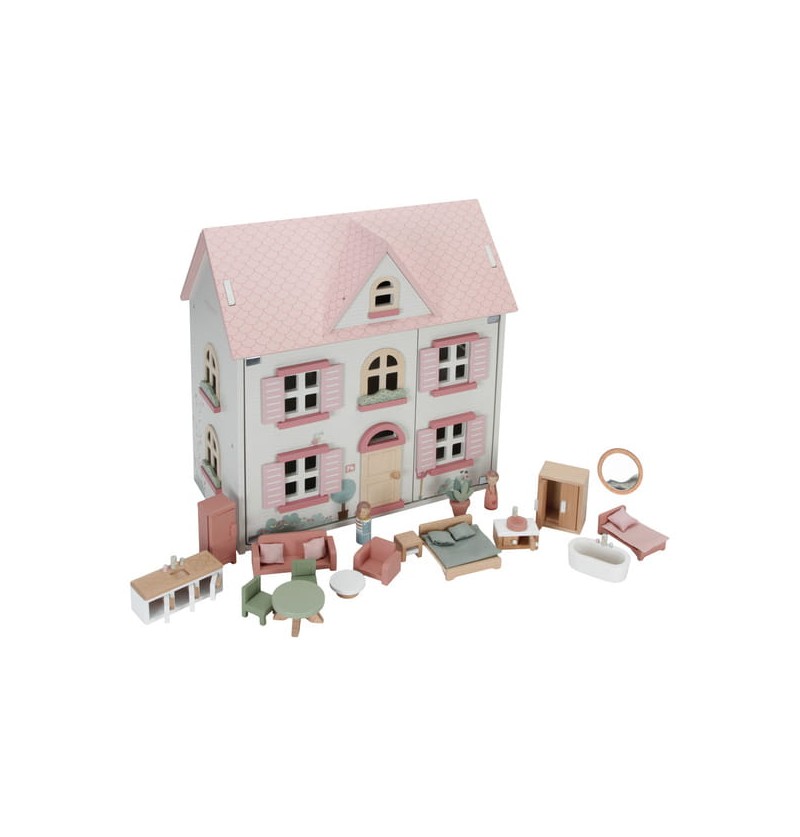 Little Dutch 7117 Duży drewniany domek dla lalek