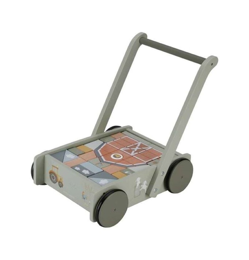 Little Dutch 7143 Drewniany wózek do zabawy Little Farm