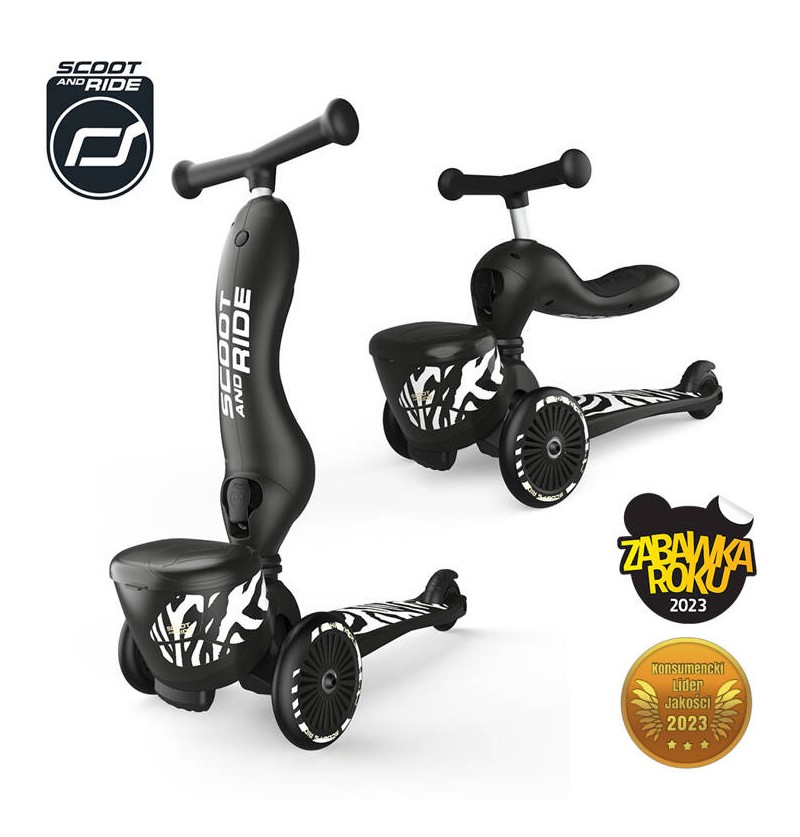 Scoot and Ride Highwaykick 1 Lifestyle | Jeździk i hulajnoga z zamykanym schowkiem 2w1