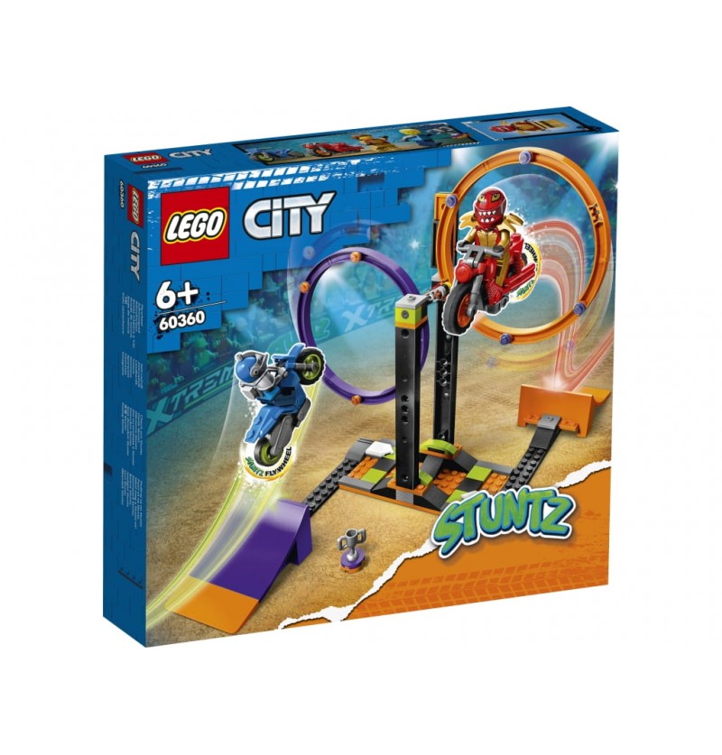 Lego City Stuntz 60360 Wyzwanie kaskaderskie – obracające się okręgi