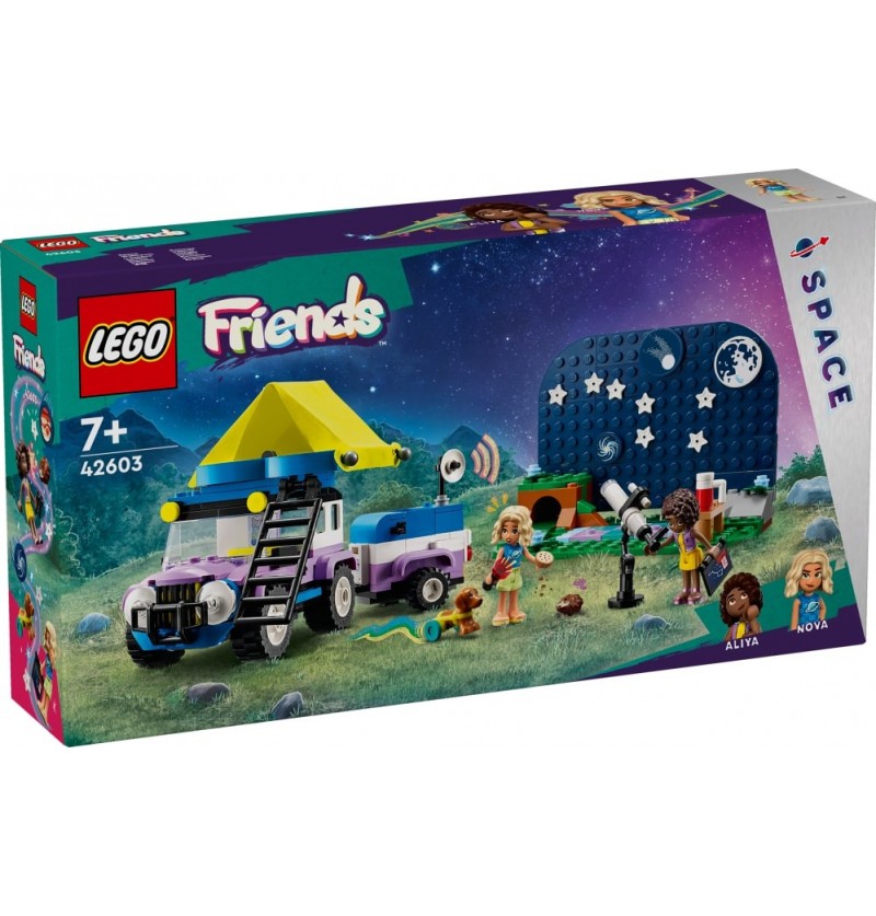 Lego Friends Space 42603 Kamper z mobilnym obserwatorium gwiazd