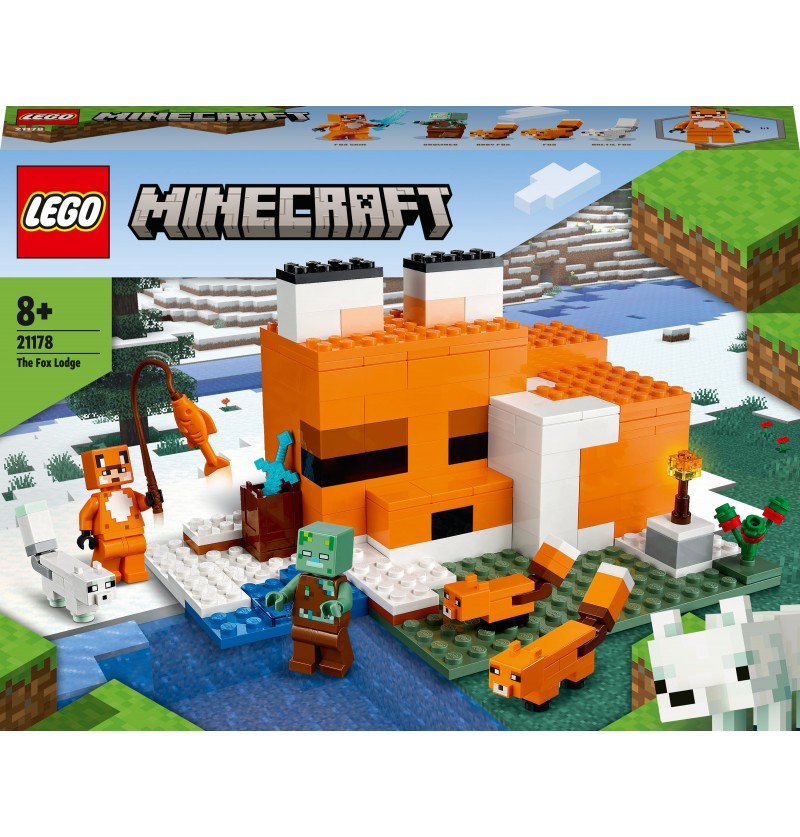 Lego Minecraft 21178 Siedlisko lisów