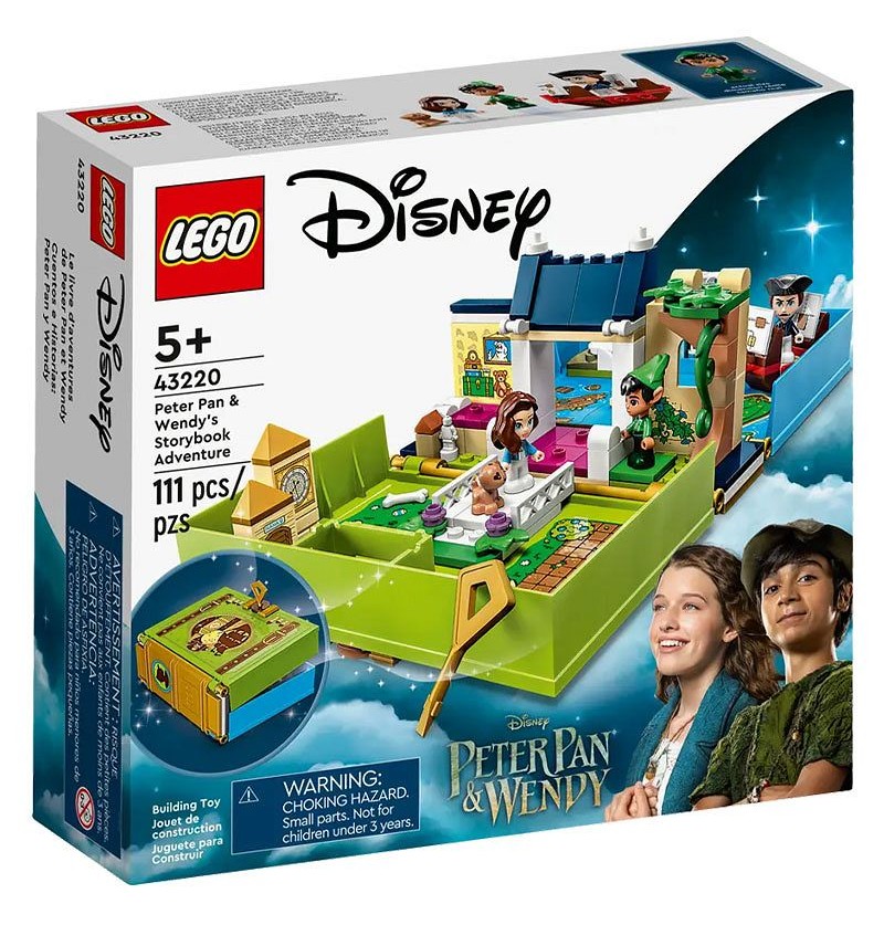 Lego Disney Peter Pan&Wendy 43220 Książka z przygodami Piotrusia Pana i Wendy