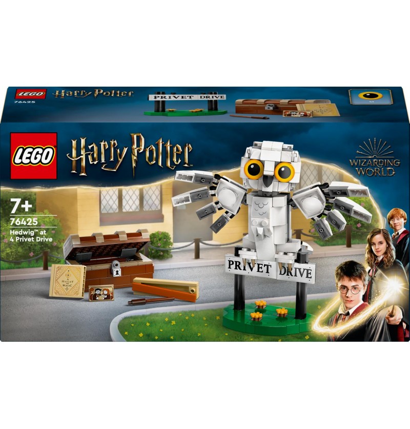 Lego Harry Potter 76425 Hedwiga™ z wizytą na ul. Privet Drive 4