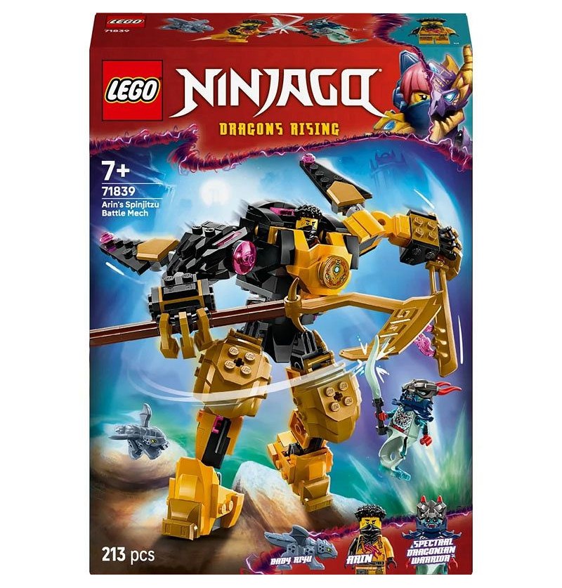Lego Ninjago 71839 Mech bojowy Spinjitzu Arina