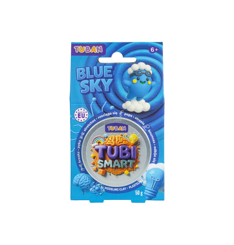 Tuban Tubi Smart Plastelina sensoryczna Blue Sky 50g
