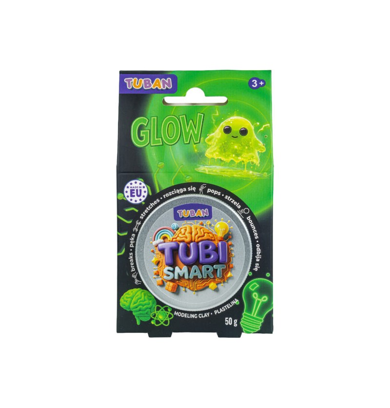 Tuban Tubi Smart Plastelina sensoryczna Glow 50g