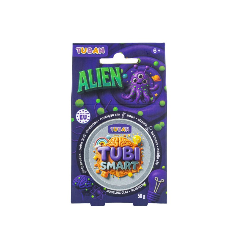 Tuban Tubi Smart Plastelina sensoryczna Alien 50g