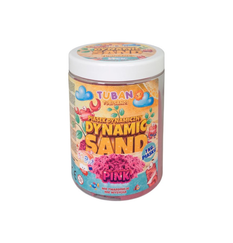 Tuban Tubi Sands Piasek dynamiczny Różowy 1kg