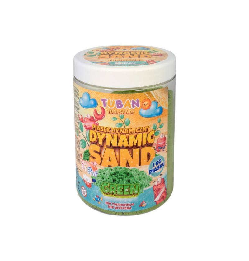 Tuban Tubi Sands Piasek dynamiczny Zielony 1kg