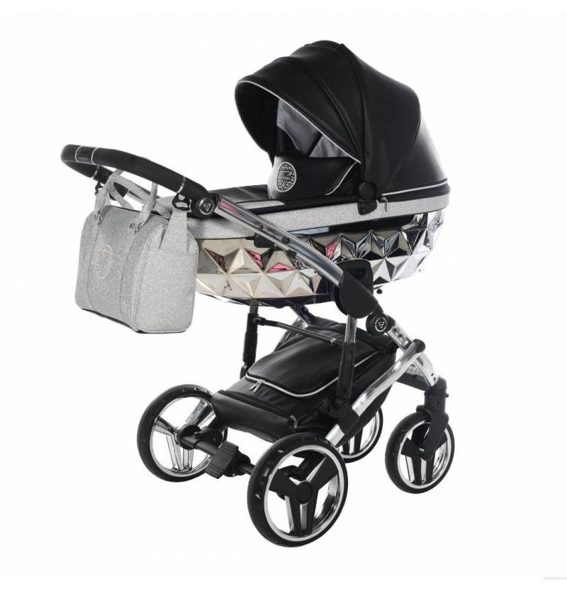 Junama Hand Craft Glitter | Ręczne wykonanie wózek 2w1