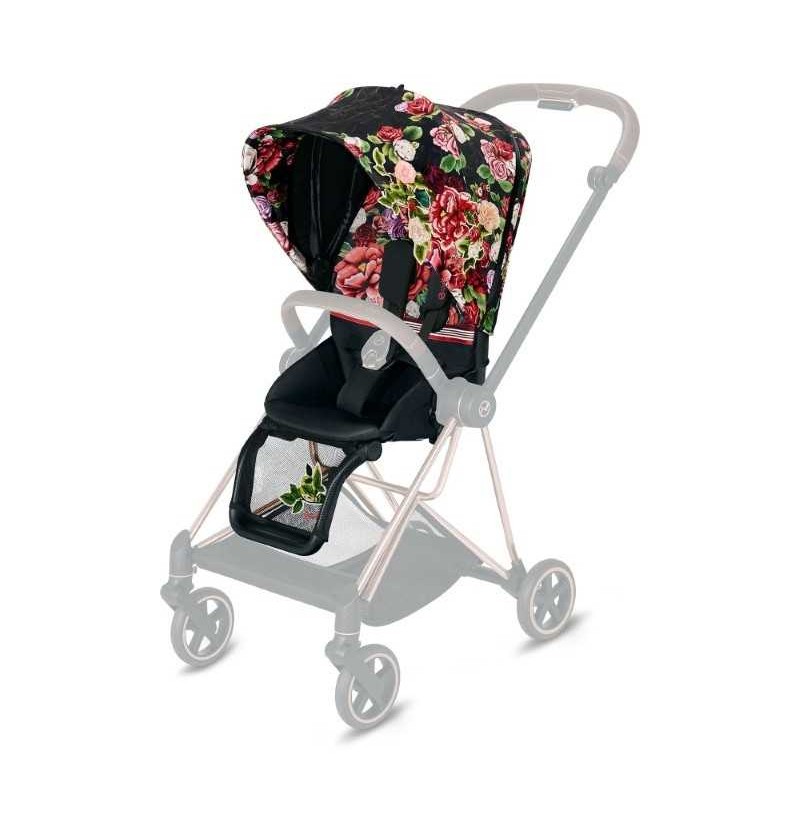 Cybex Mios 2.0 Spring Blossom Dark | Seat Pack Materiał spacerówki