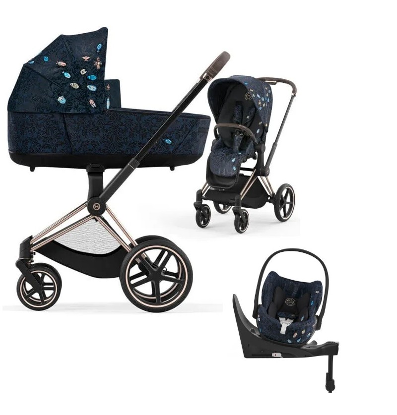 Cybex Priam 4.0 Jewels of Nature | Wózek 2w1 + Cloud Z Jewels of Nature + Baza Z!
