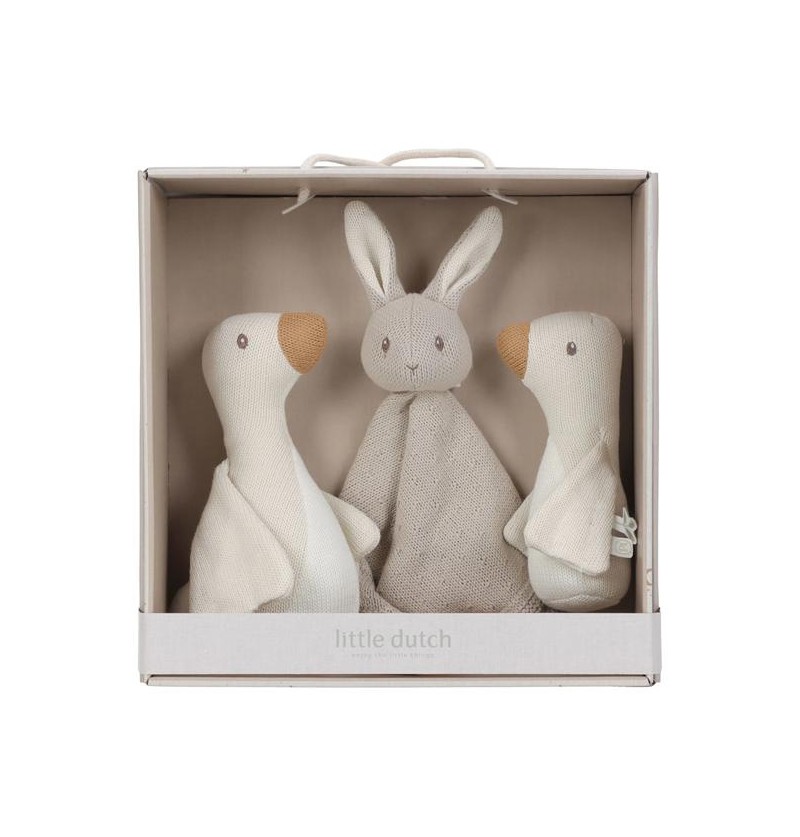 Little Dutch 8452 Zestaw prezentowy dzianinowy Newborn Naturals
