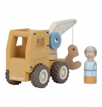 Little Dutch 2530 Ciężarówka z dźwigiem