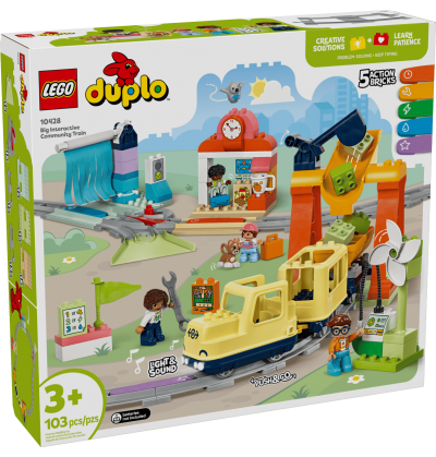 Lego Duplo 10428 Duży interaktywny pociąg miejski