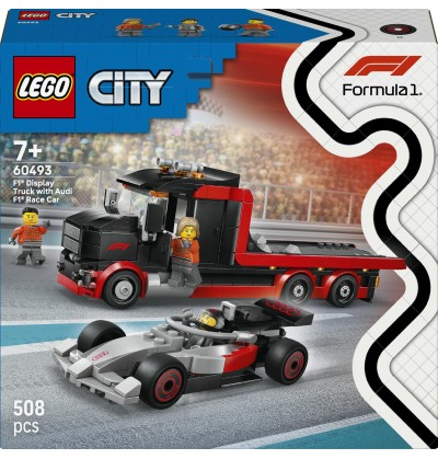 Lego City 60493 Ciężarówka F1® z bolidem Audi F1®