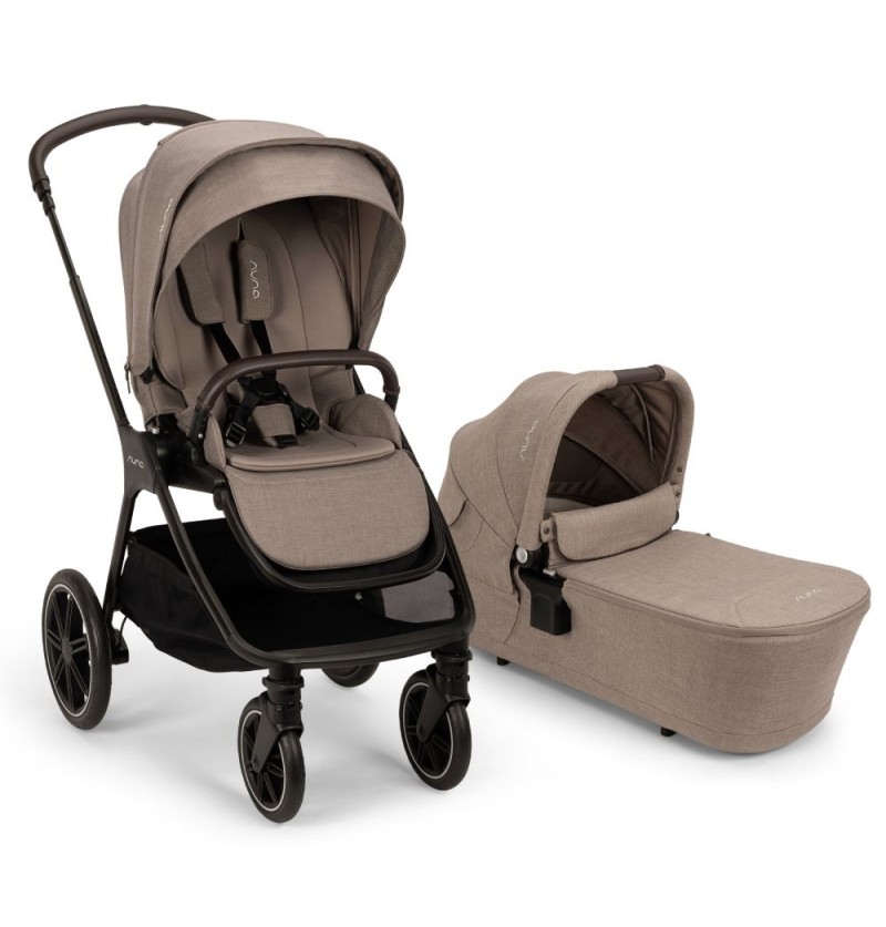 Nuna Triv lx Zestaw Całoroczny | Wielofunkcyjny wózek 2w1 + akcesoria